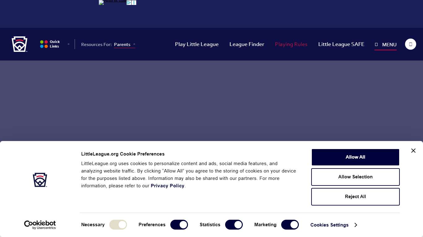 Little League Rules, Regulations, and Policies